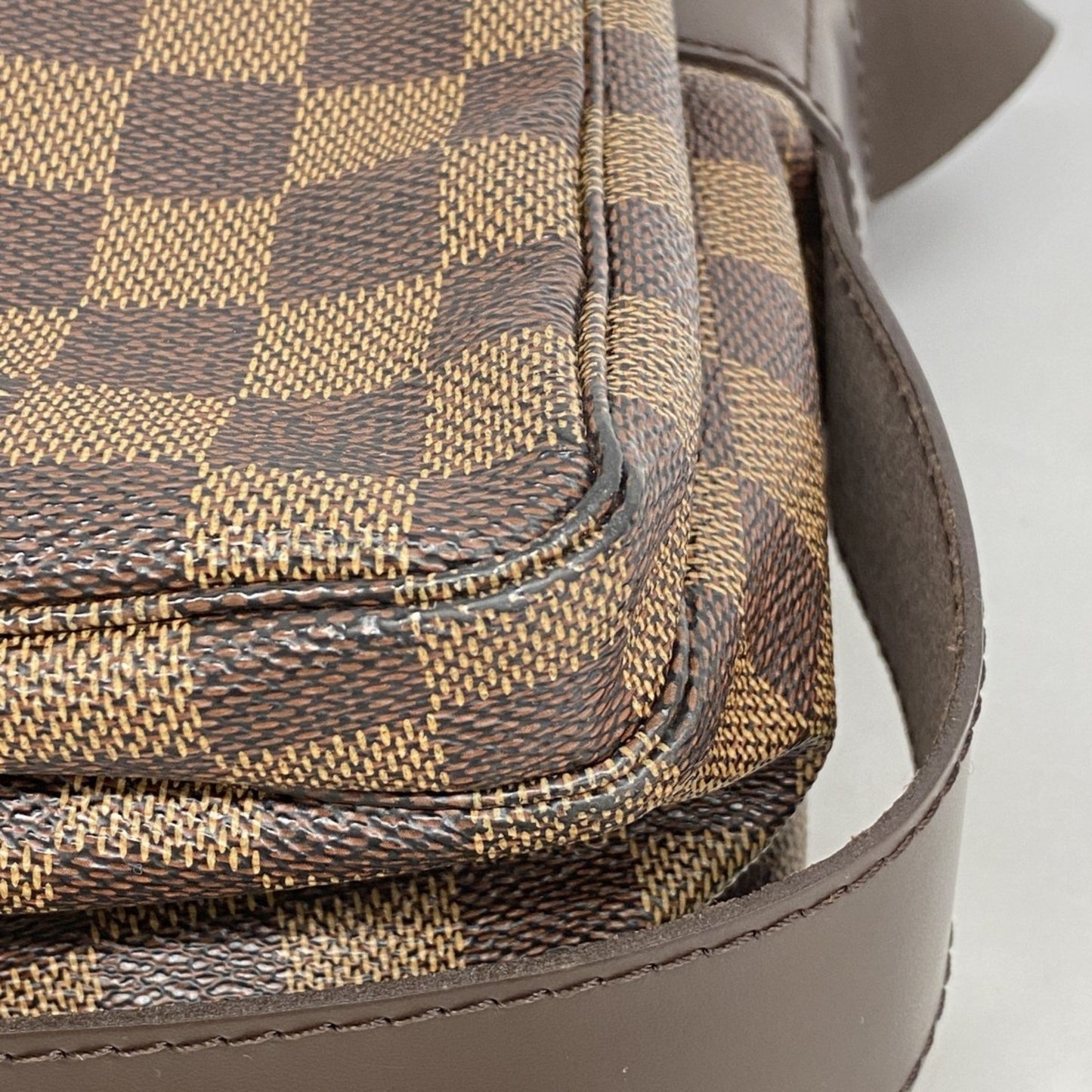 Louis Vuitton Naviglio, Brown, Canvas, shoulder