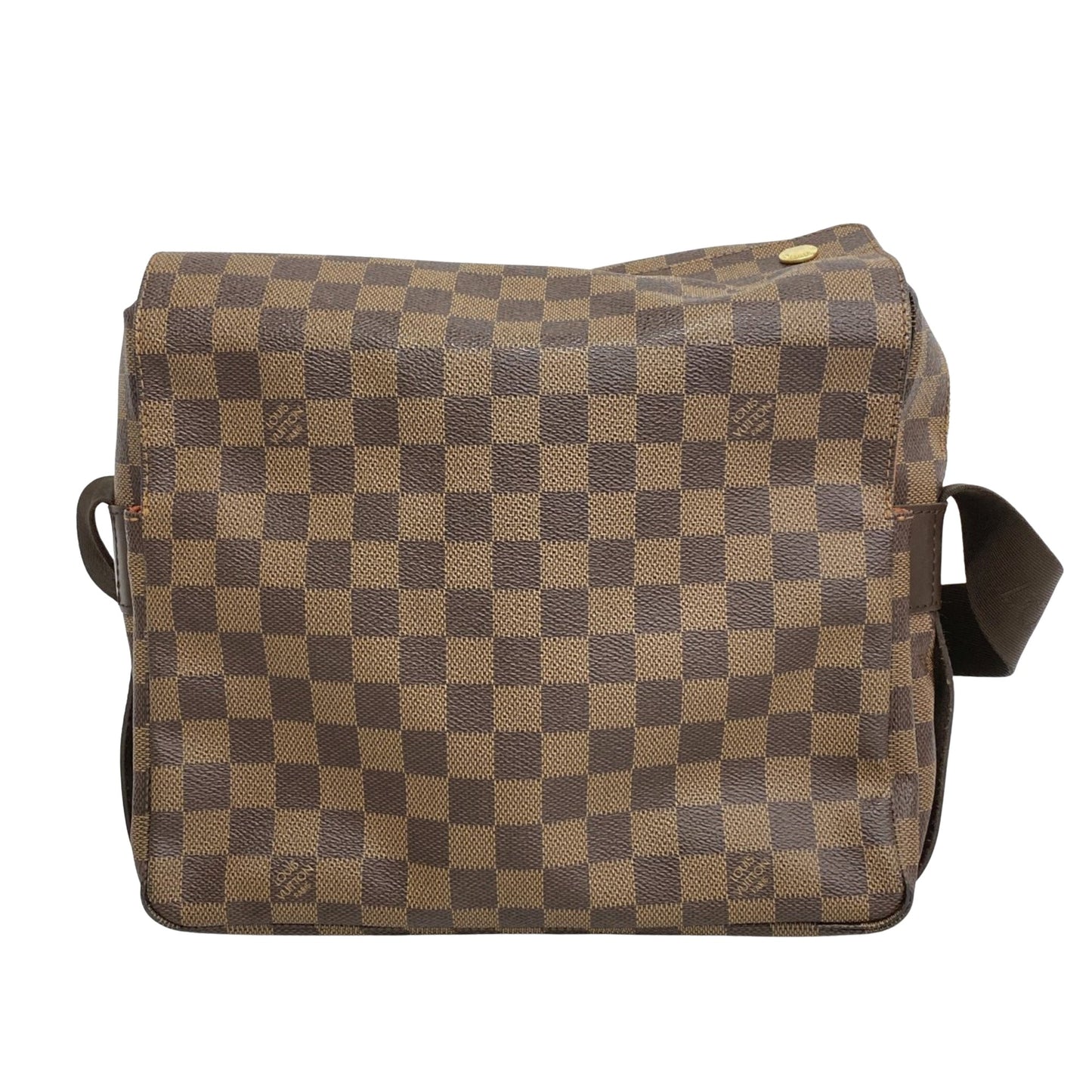 Louis Vuitton Naviglio, Brown, Canvas, shoulder