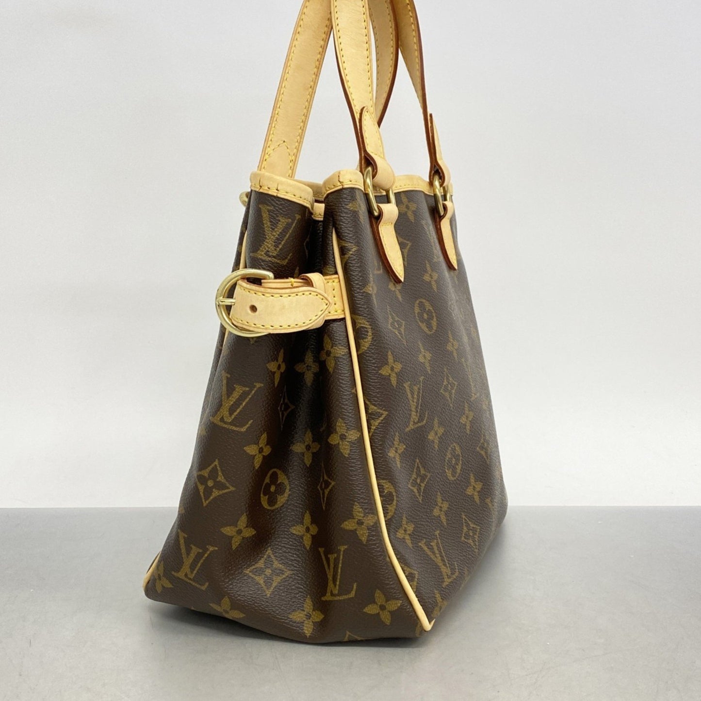 Louis Vuitton Batignolles, Brown, Canvas, tote