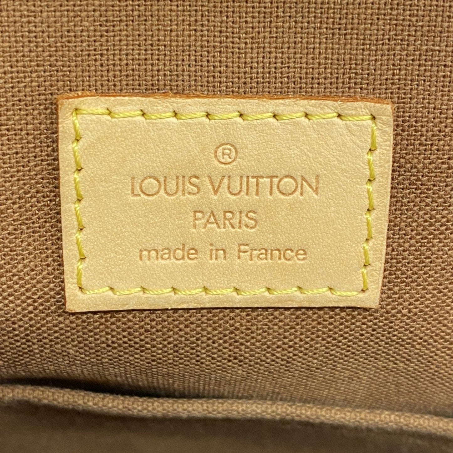 Louis Vuitton Batignolles, Brown, Canvas, tote