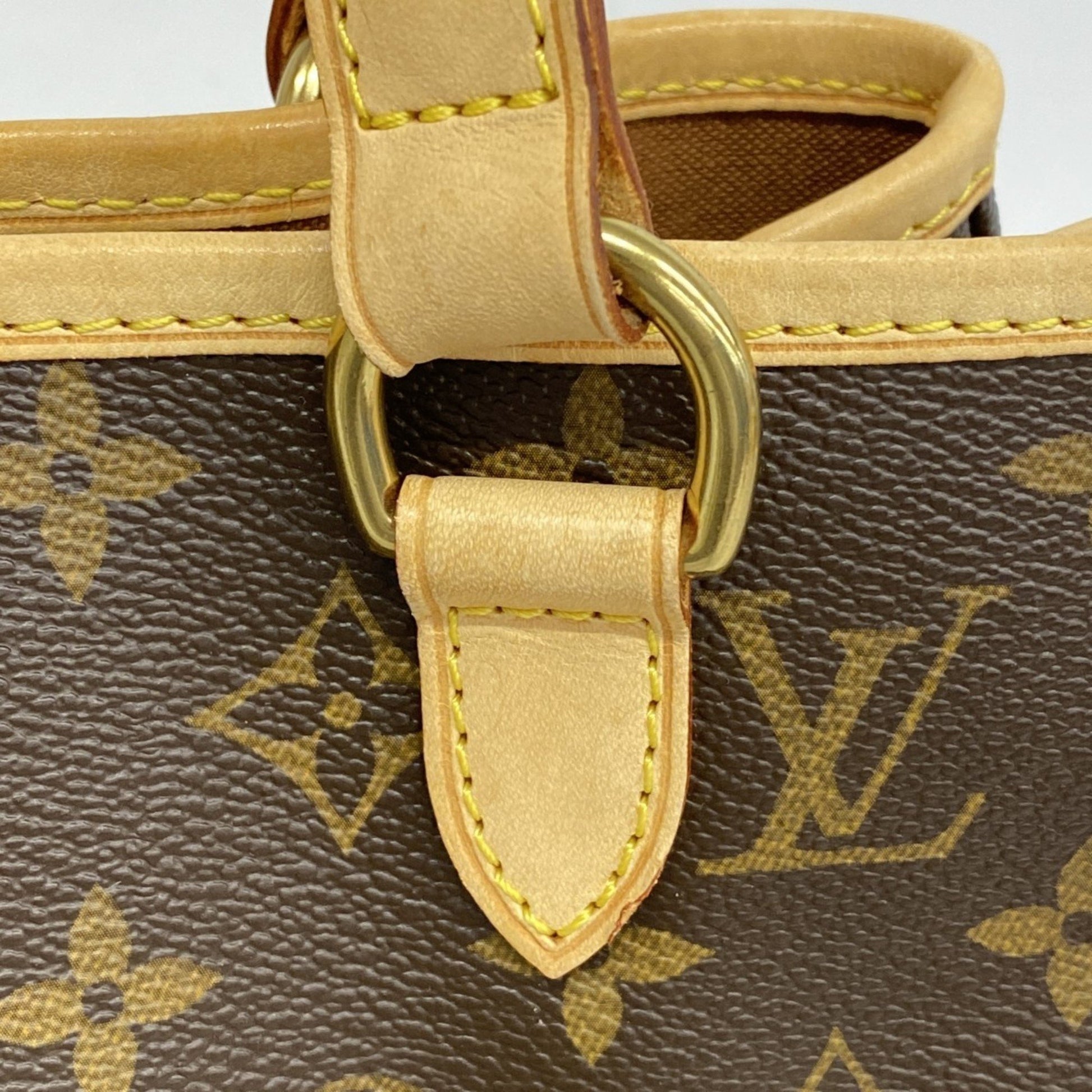 Louis Vuitton Batignolles, Brown, Canvas, tote