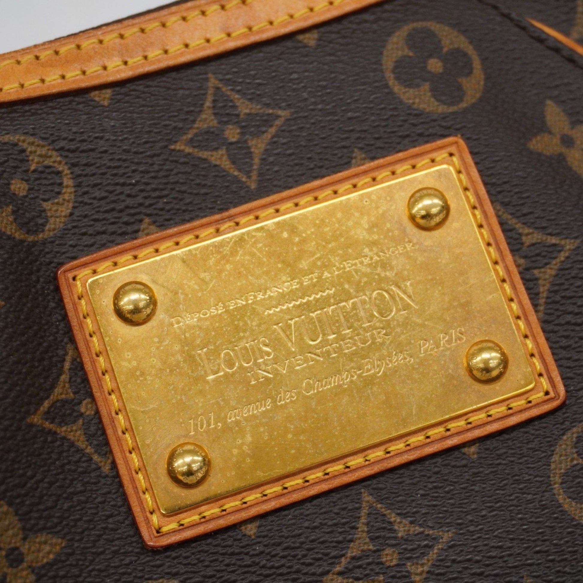 Louis Vuitton Thames, Brown, Canvas, shoulder