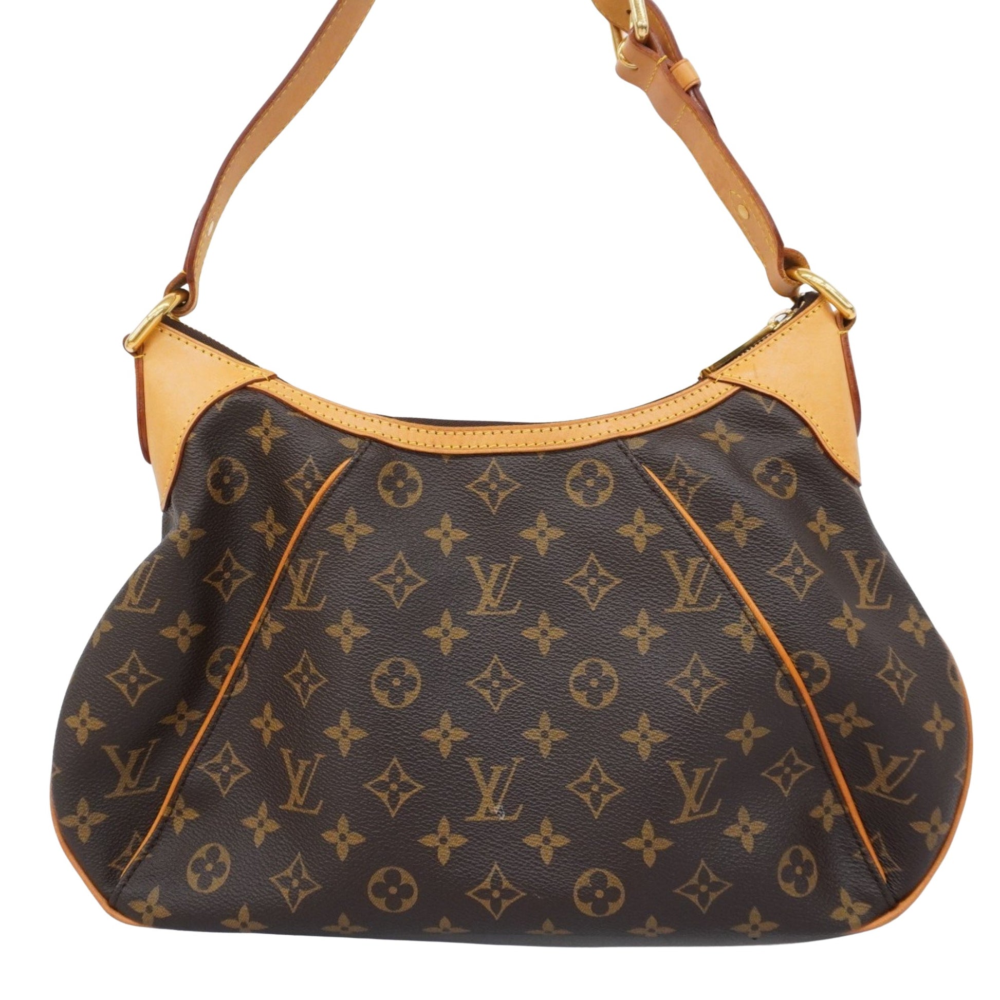 Louis Vuitton Thames, Brown, Canvas, shoulder