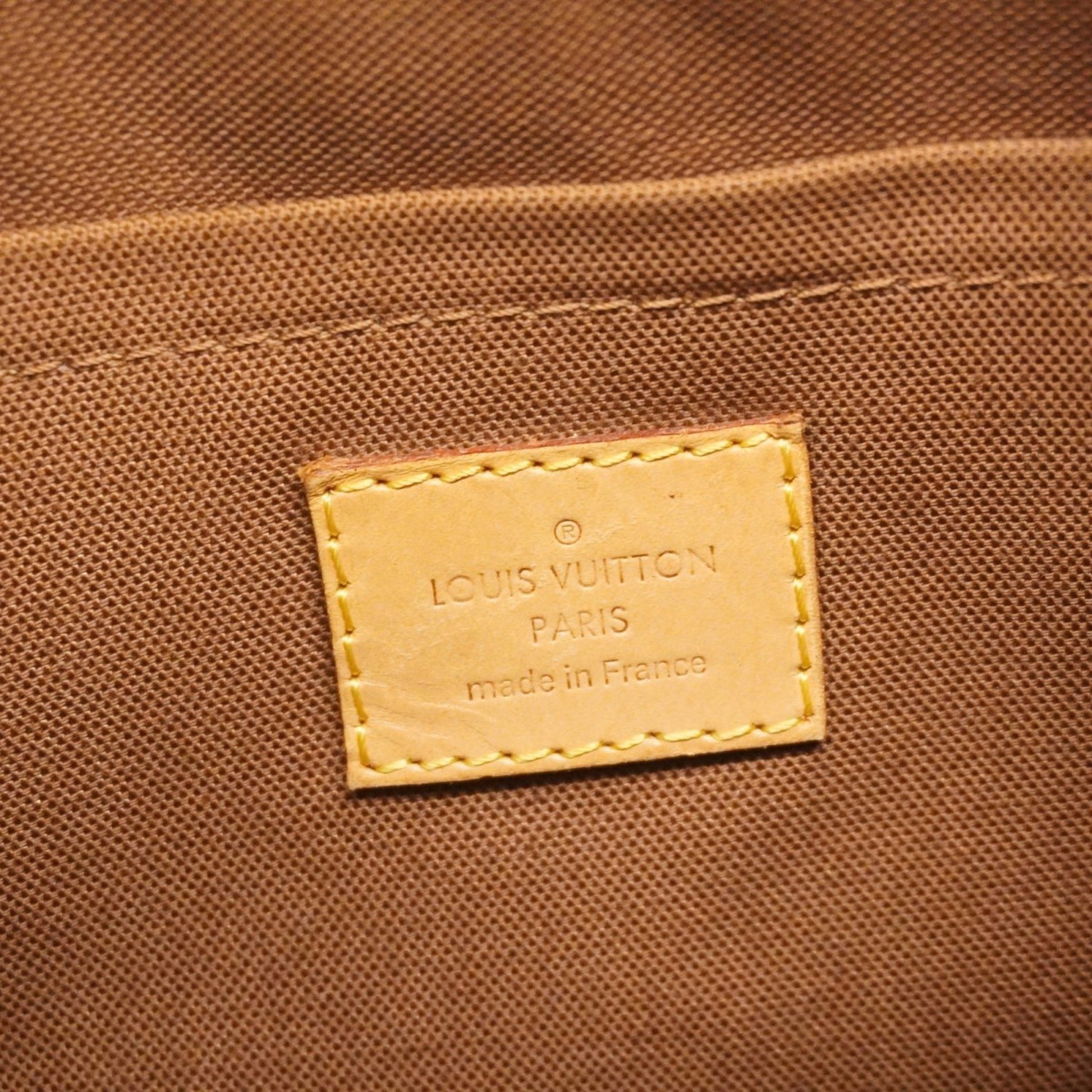 Louis Vuitton Thames, Brown, Canvas, shoulder