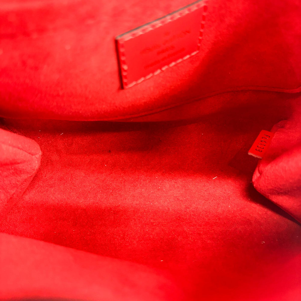 Louis Vuitton Locky Epi Leather, Red, Leather, Handbag
