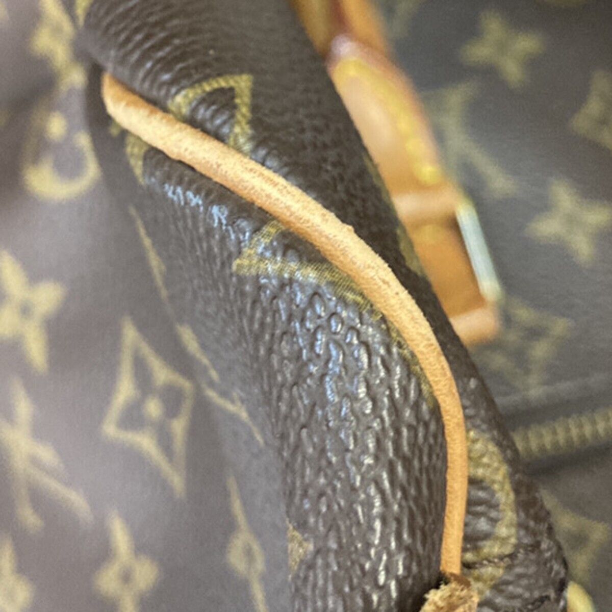 Louis Vuitton Keepall 45, Brown, Canvas, travel