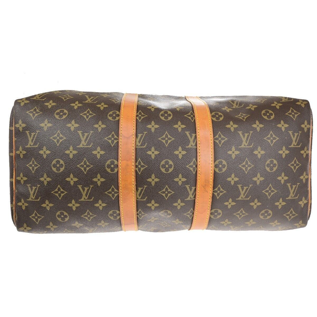 Louis Vuitton Keepall 45, Brown, Canvas, travel