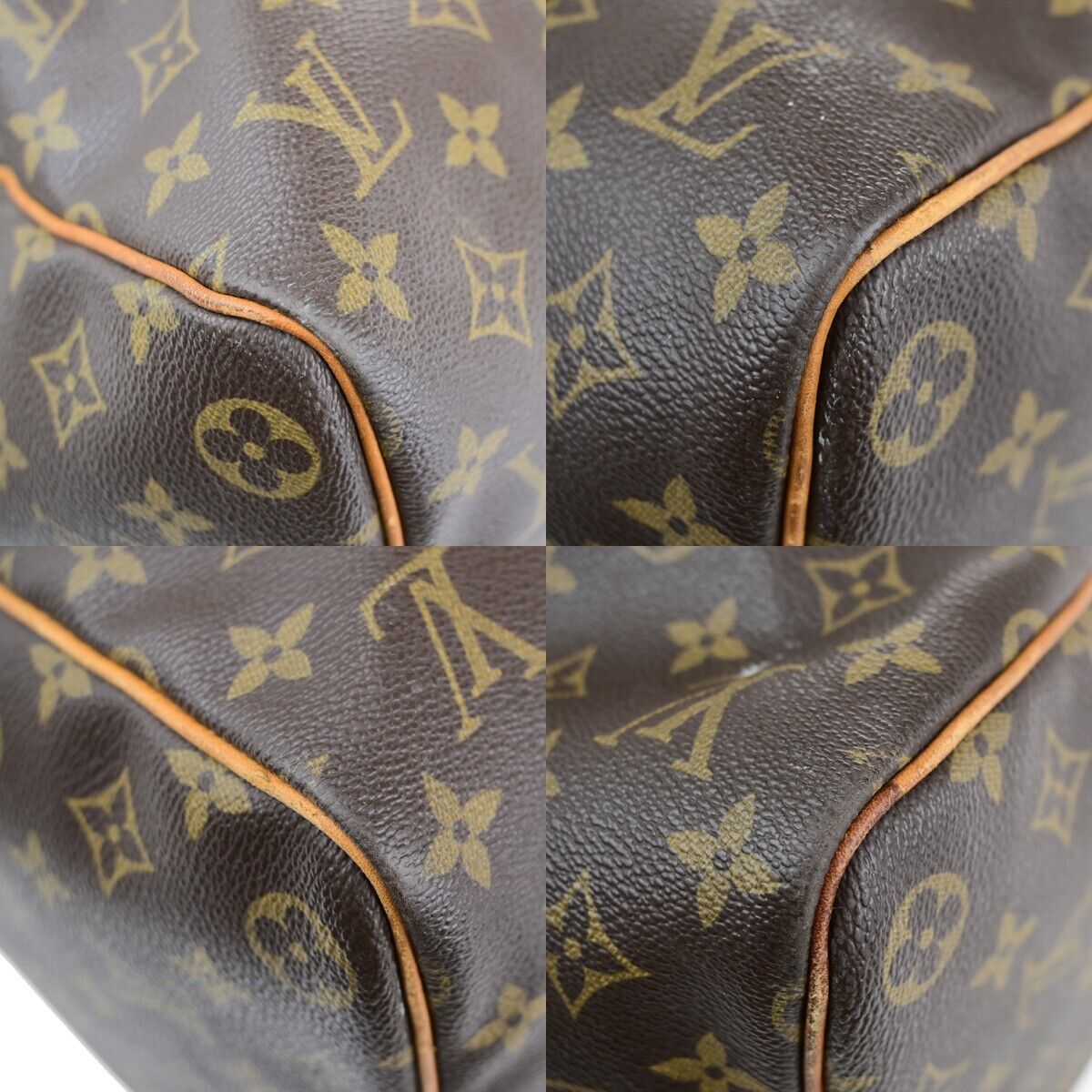 Louis Vuitton Keepall 45, Brown, Canvas, travel