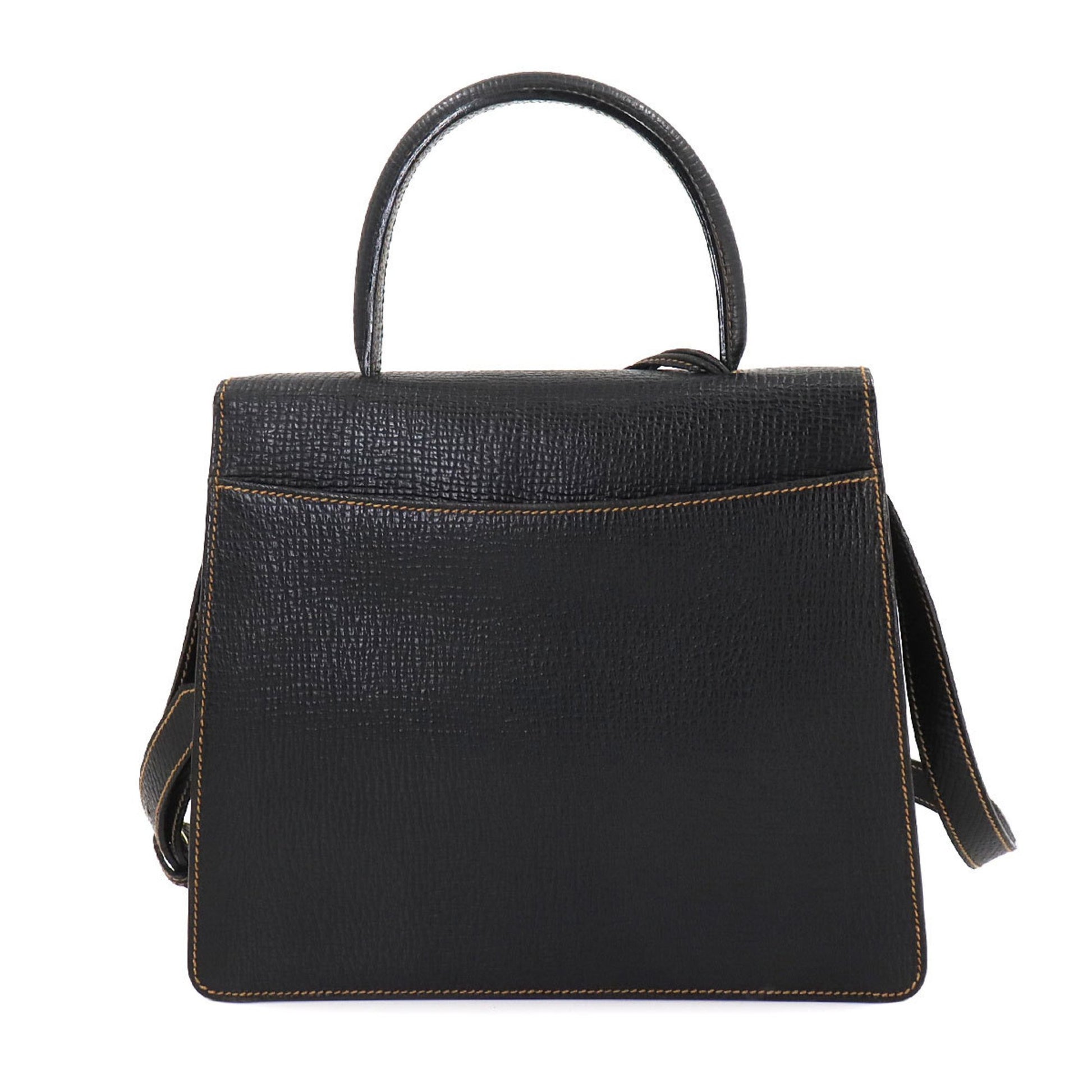 Loewe Barcelona, Black, Leather, shoulder