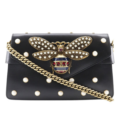 Gucci Broadway, Black, Leather, shoulder