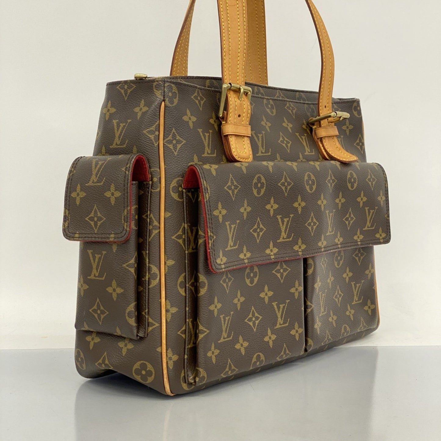 Louis Vuitton Multiple cité, Brown, Canvas, tote