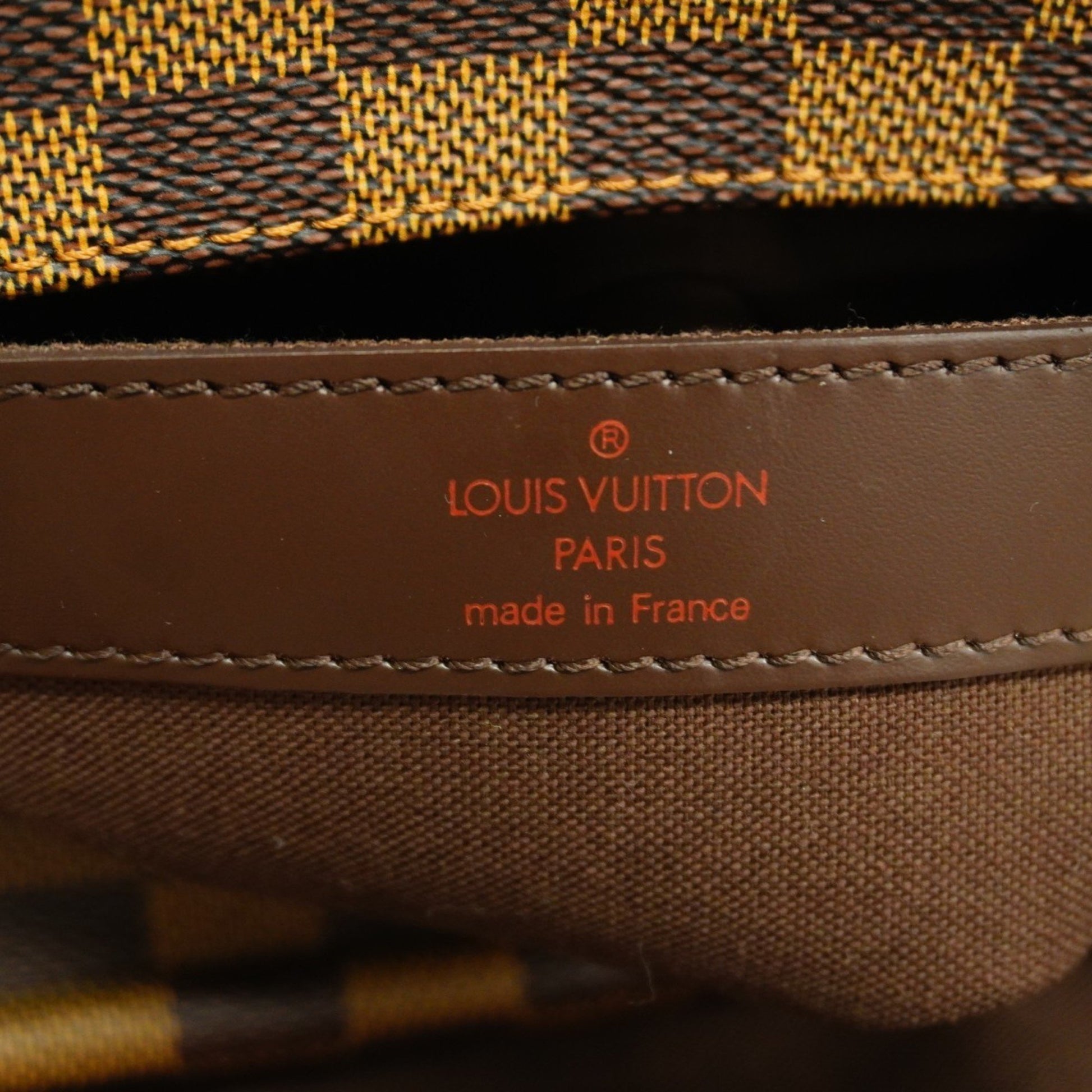 Louis Vuitton Naviglio, Brown, Canvas, shoulder