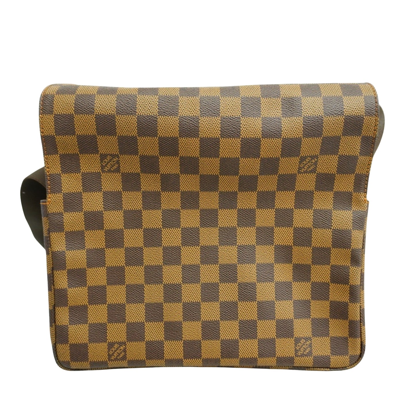 Louis Vuitton Naviglio, Brown, Canvas, shoulder