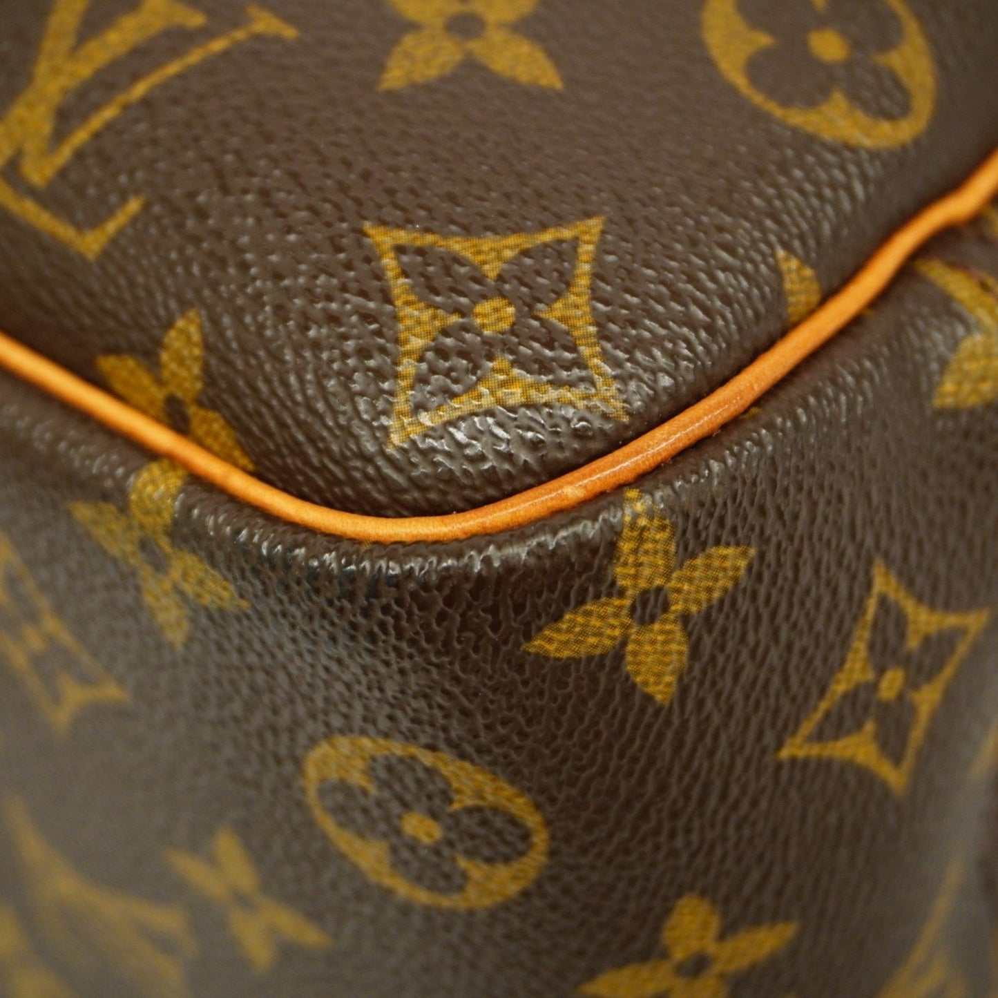 Louis Vuitton Deauville, Brown, Canvas, handbag