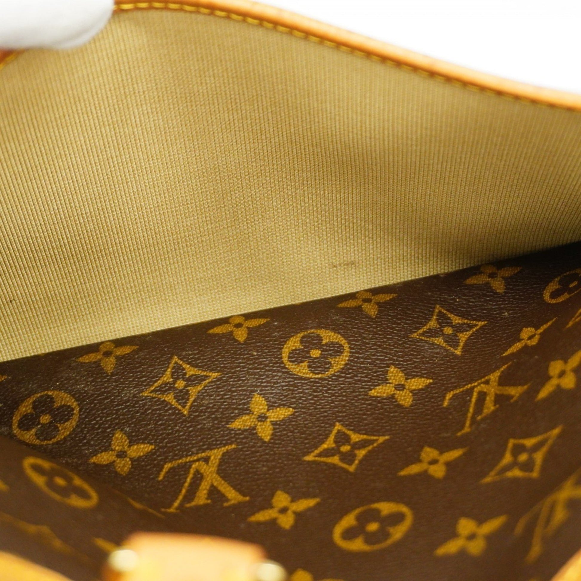 Louis Vuitton Deauville, Brown, Canvas, handbag