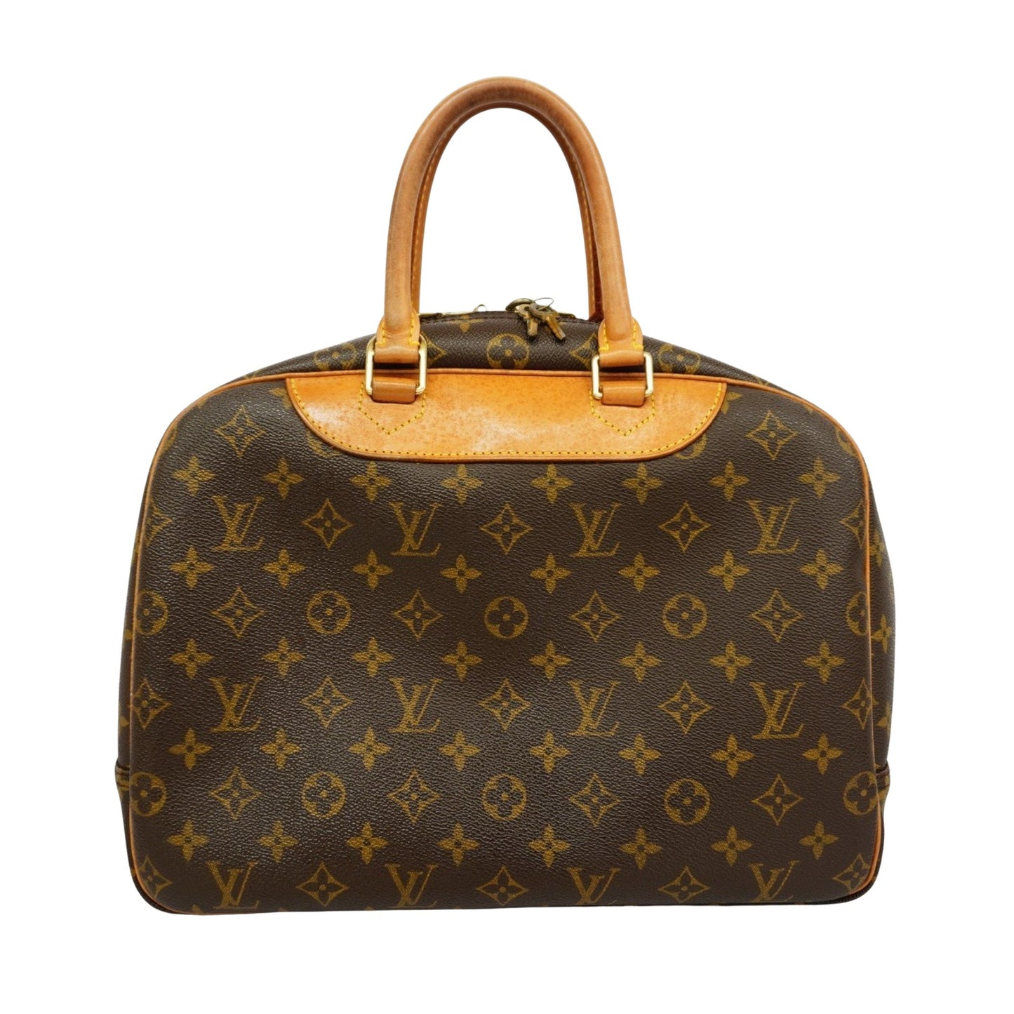 Louis Vuitton Deauville, Brown, Canvas, handbag