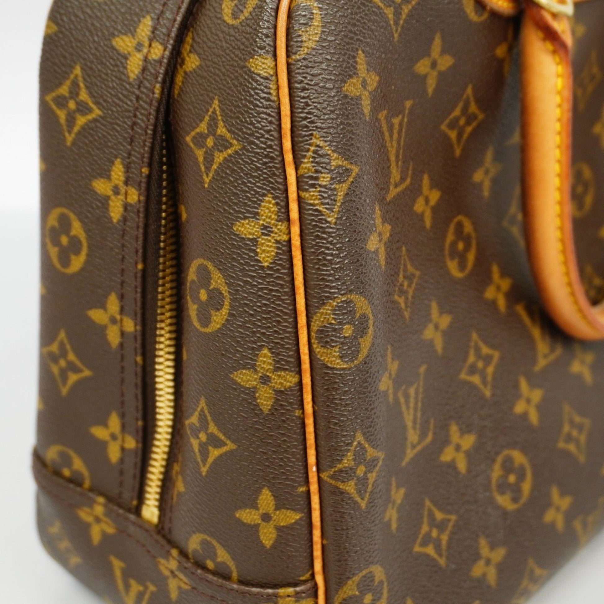 Louis Vuitton Deauville, Brown, Canvas, handbag