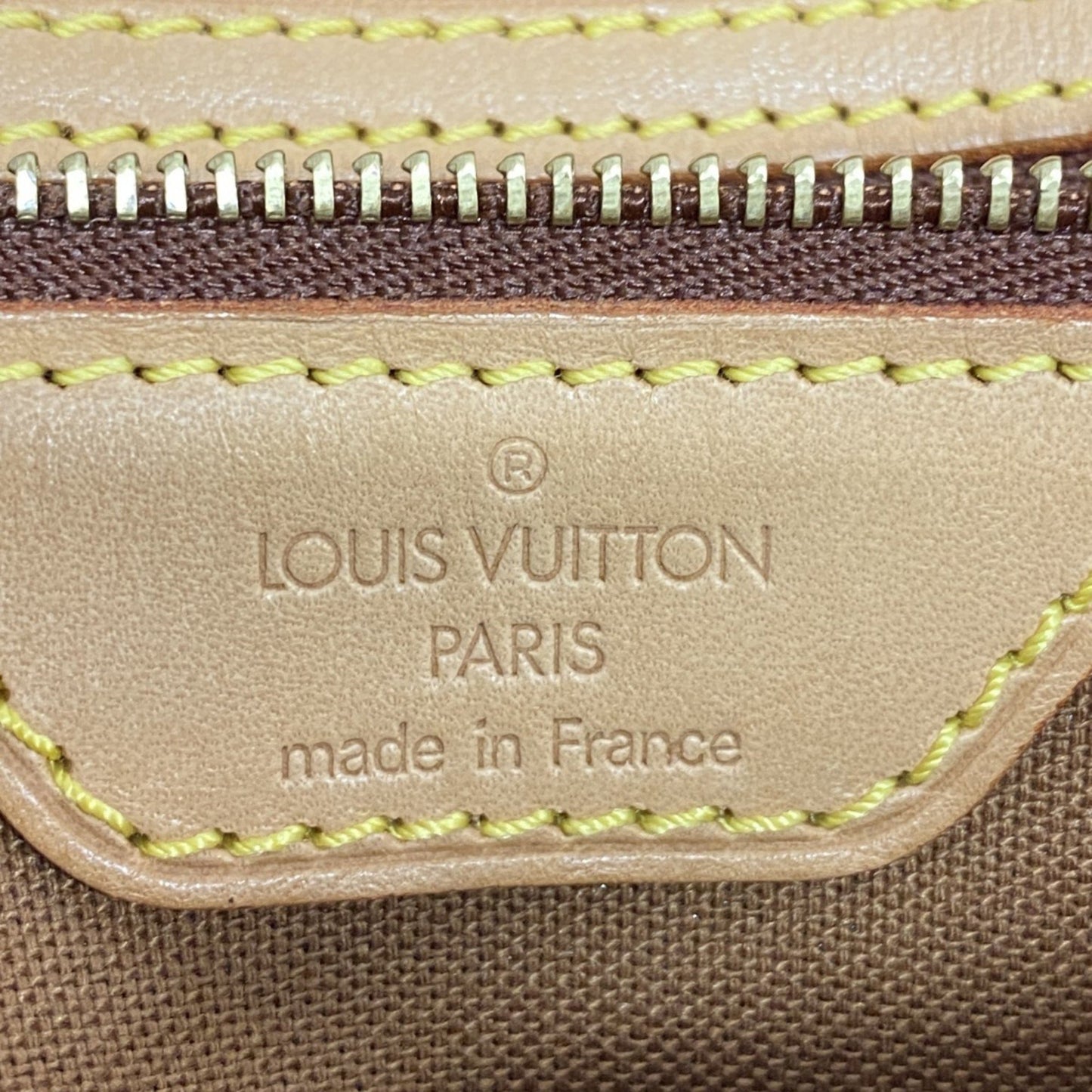 Louis Vuitton Mini looping, Brown, Canvas, shoulder