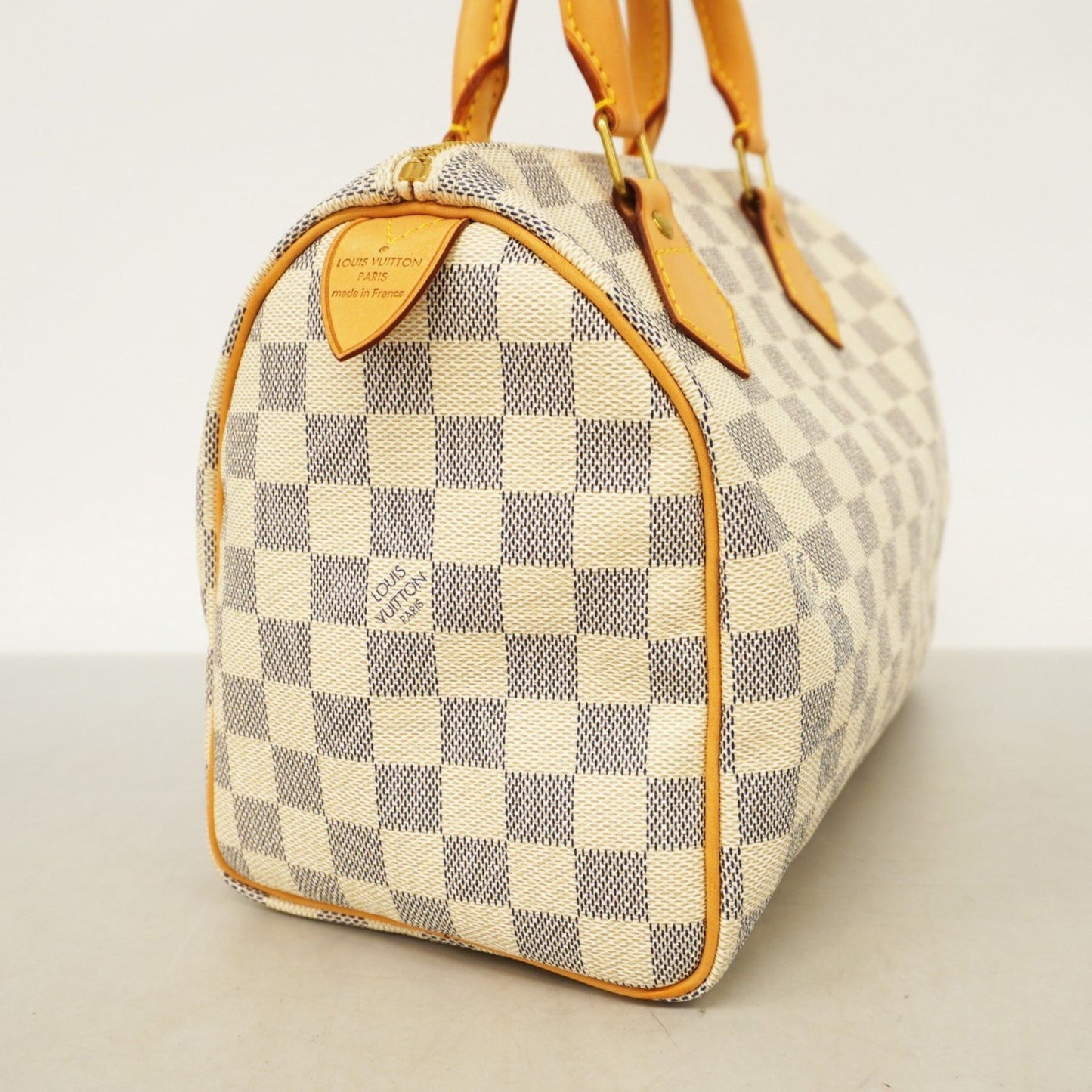 Louis Vuitton Speedy 25, White, Canvas, handbag