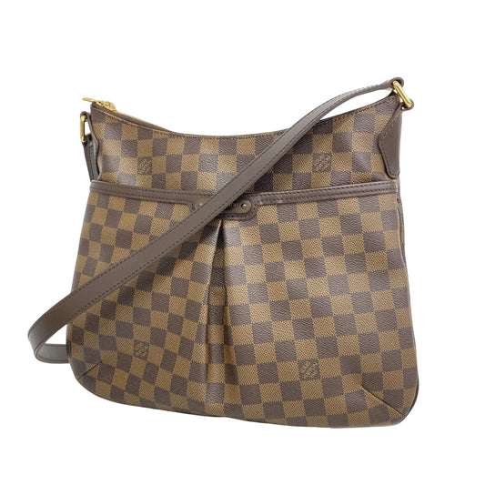 Louis Vuitton Bloomsbury, Brown, Canvas, shoulder