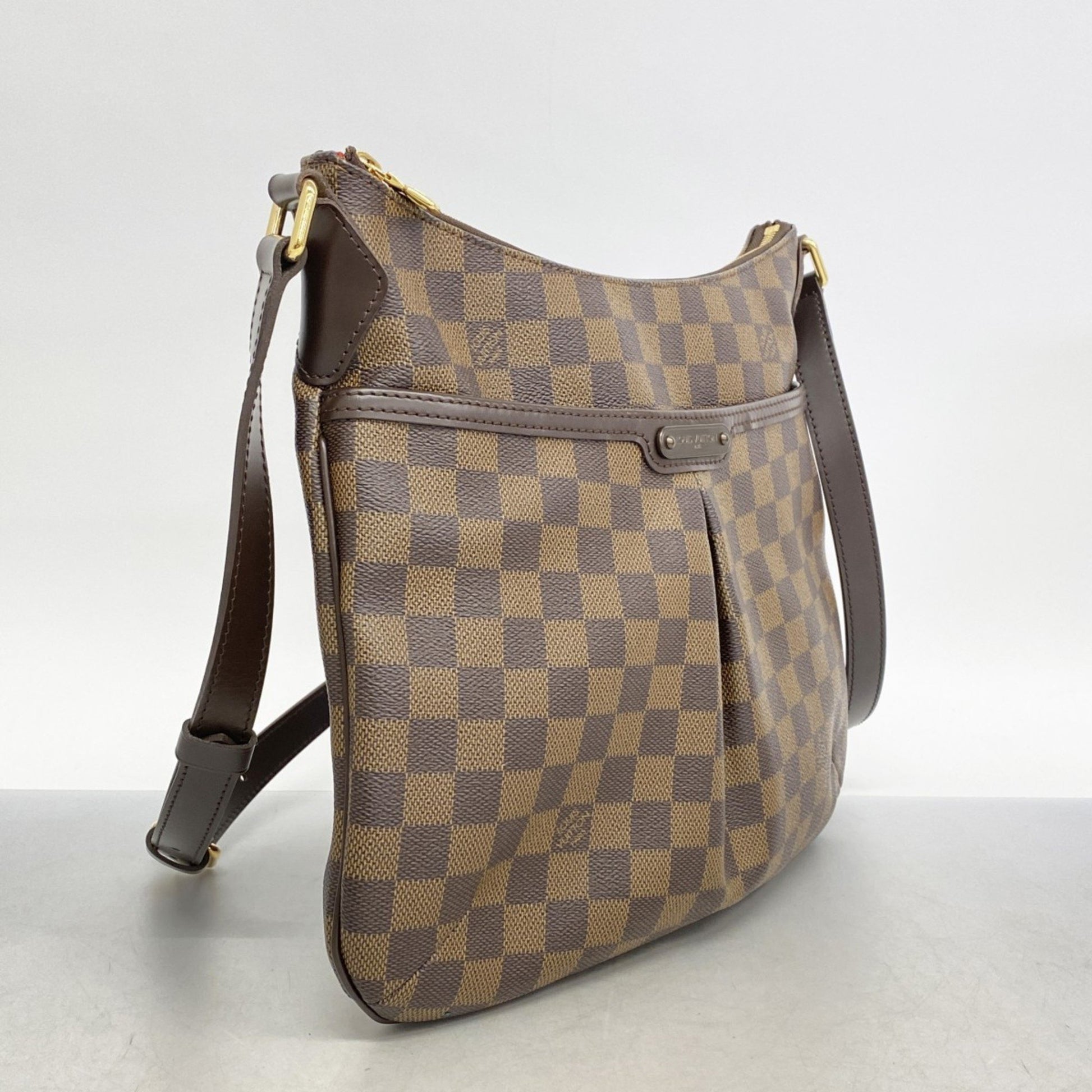 Louis Vuitton Bloomsbury, Brown, Canvas, shoulder