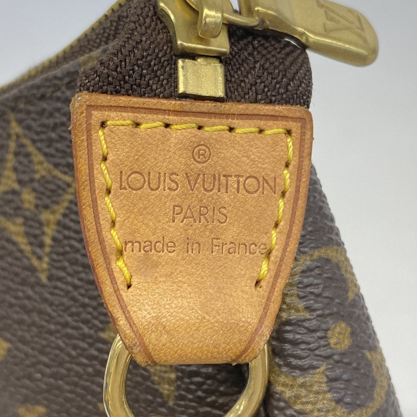 Louis Vuitton Mini Pochette Accessoires, Brown, Canvas, clutch