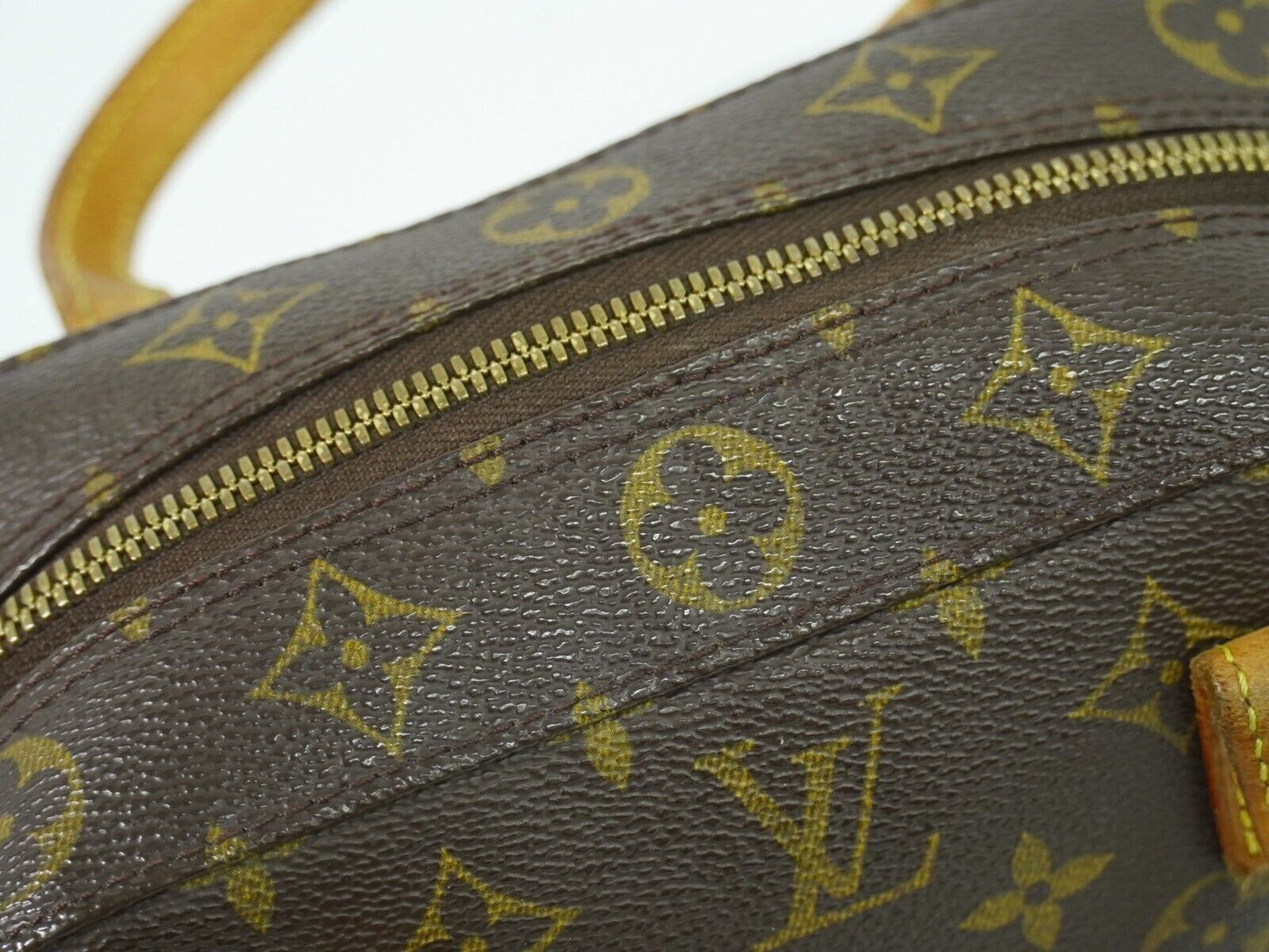 Louis Vuitton Spontini, Brown, Canvas, handbag