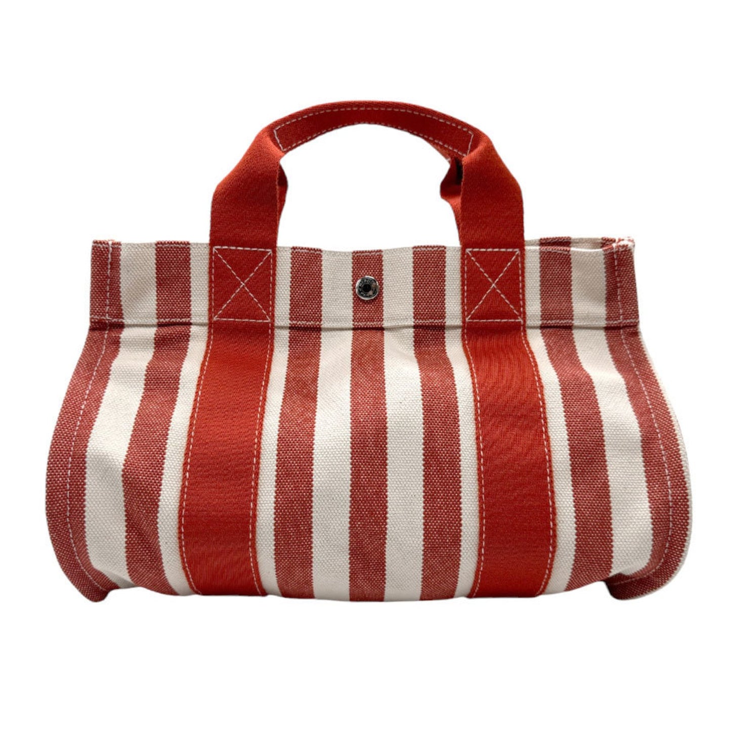 Hermès Cannes, Red, Canvas, handbag