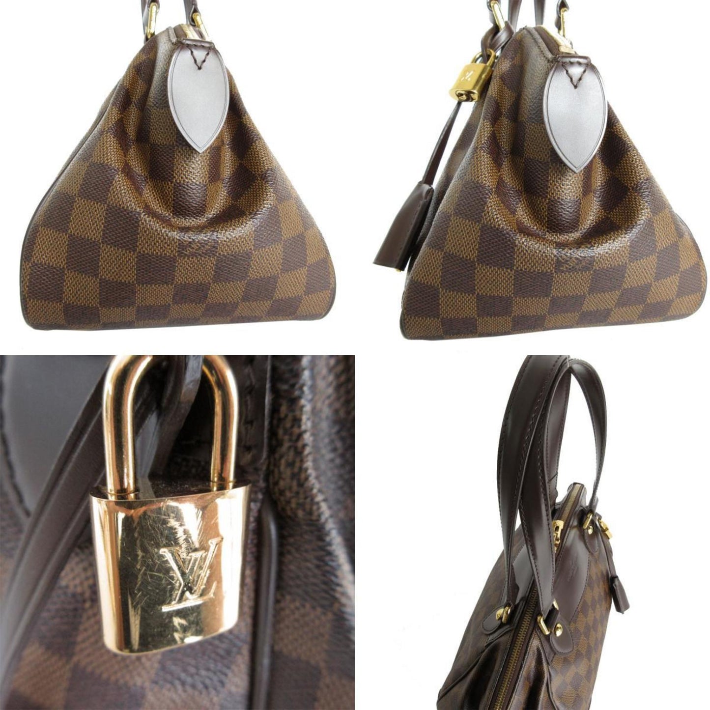 Louis Vuitton Verona, Brown, Canvas, handbag