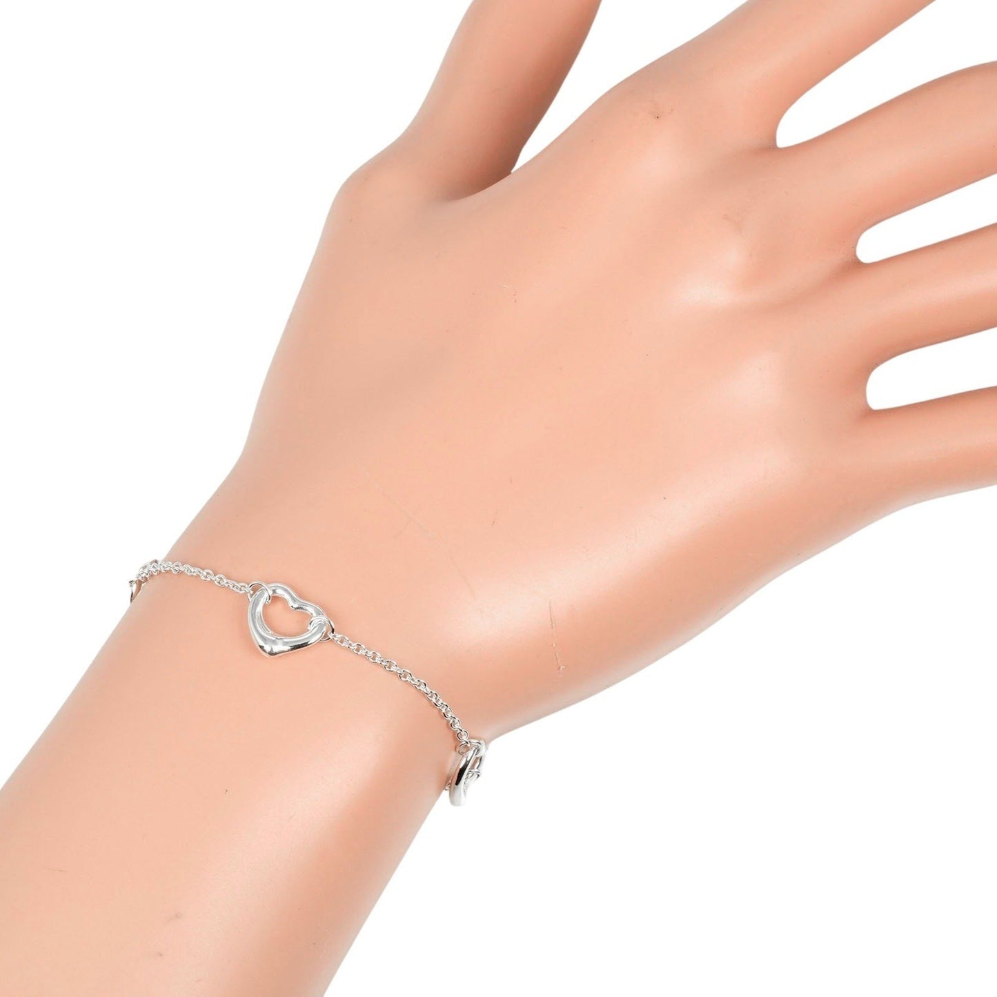 Tiffany & Co Open Heart, Silver, Silver, bracelet