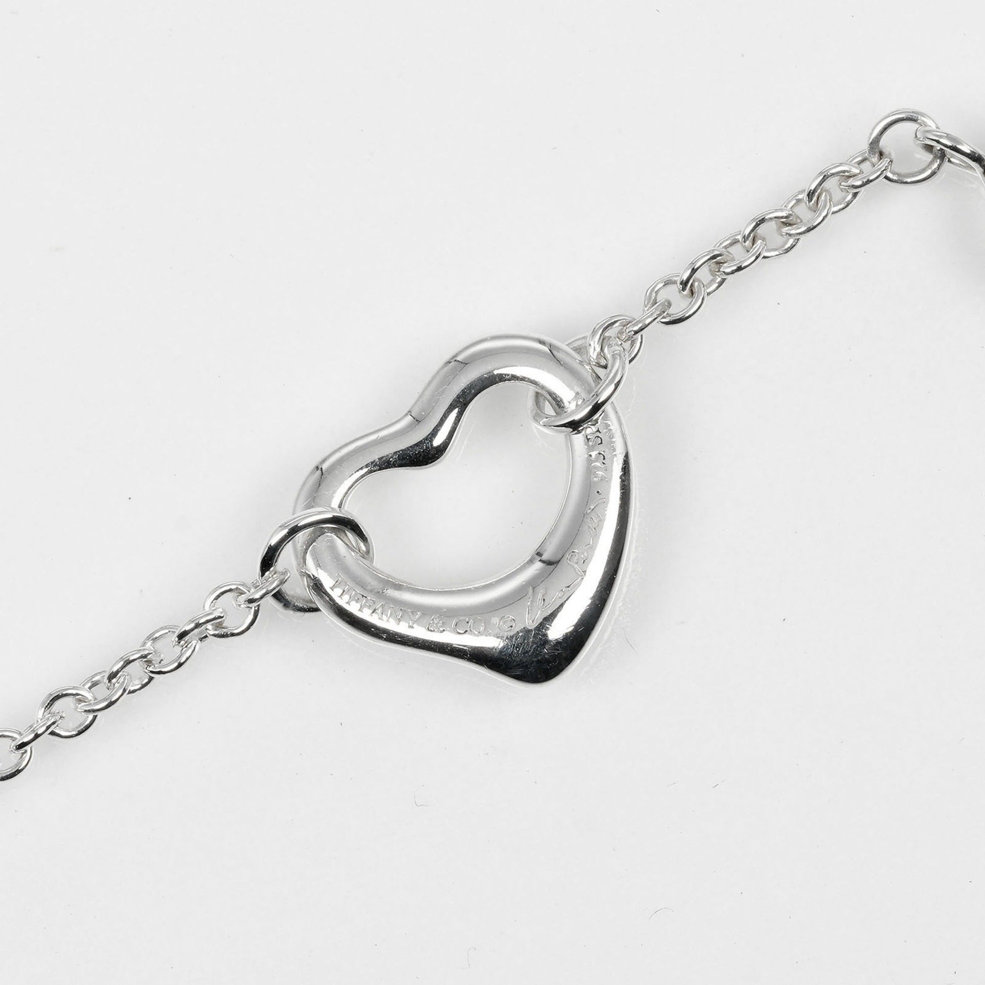 Tiffany & Co Open Heart, Silver, Silver, bracelet