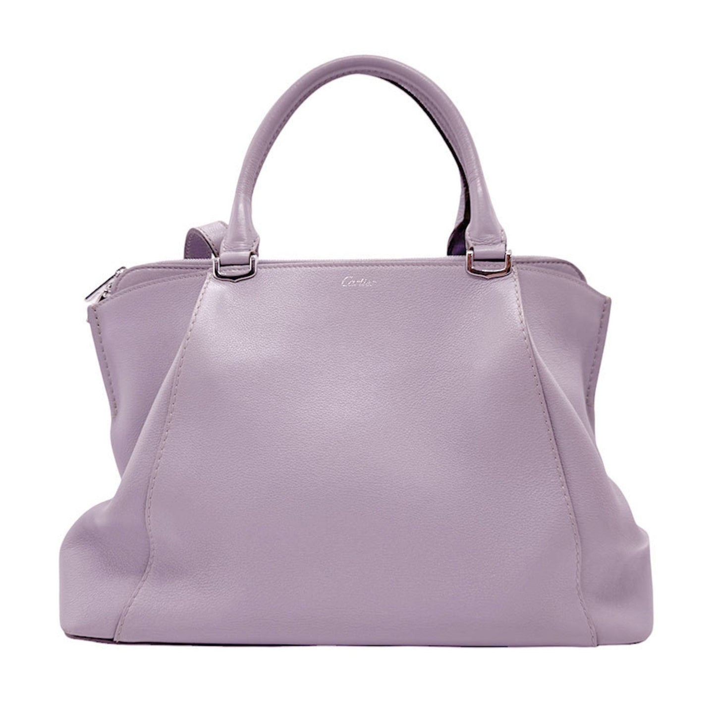 Cartier C de cartier, Purple, Leather, shoulder