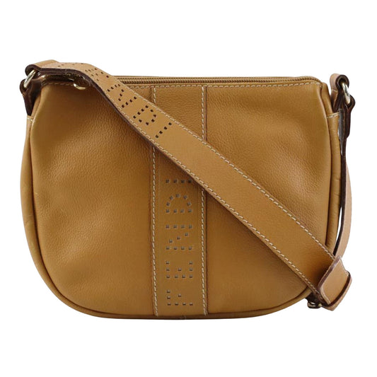 Fendi Selleria, Brown, Leather, shoulder