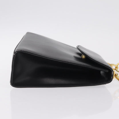 Salvatore Ferragamo Vintage Top handle Leather, Black, Leather, Handbag