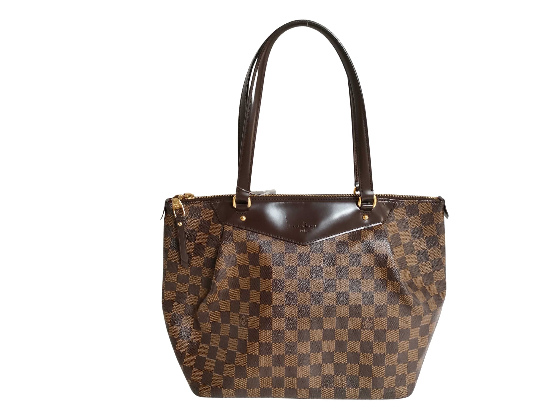 Louis Vuitton Westminster, Brown, Canvas, handbag