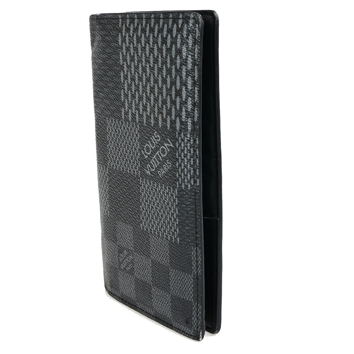 Louis Vuitton Brazza Long Bifold wallet Damier, BLACK, CANVAS, Wallets