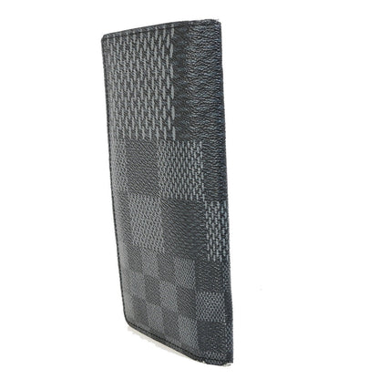 Louis Vuitton Brazza Long Bifold wallet Damier, BLACK, CANVAS, Wallets