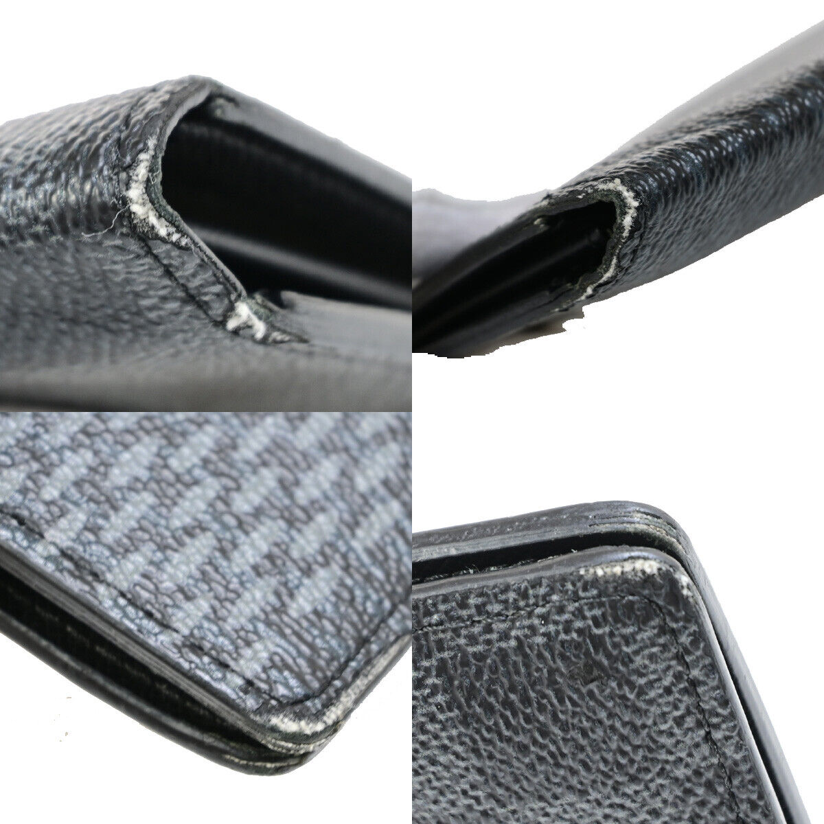 Louis Vuitton Brazza Long Bifold wallet Damier, BLACK, CANVAS, Wallets