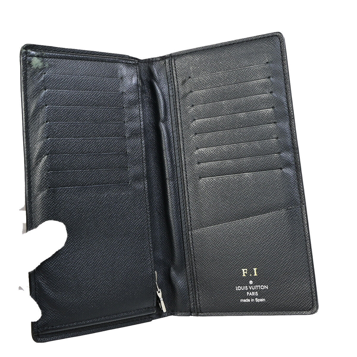 Louis Vuitton Brazza Long Bifold wallet Damier, BLACK, CANVAS, Wallets