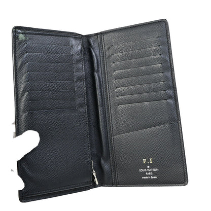 Louis Vuitton Brazza Long Bifold wallet Damier, BLACK, CANVAS, Wallets