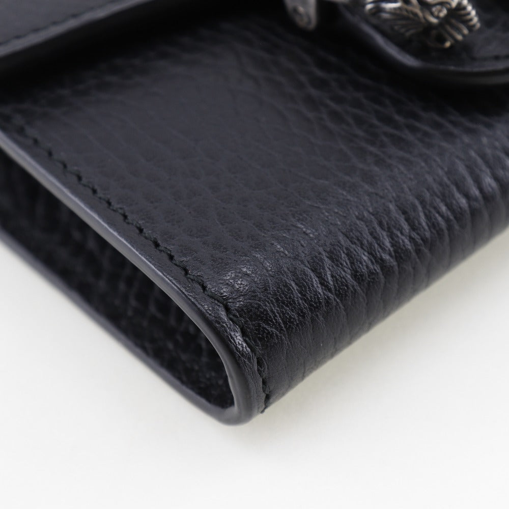 Gucci Dionysus portefeuille suprême, Black, Leather, wallet