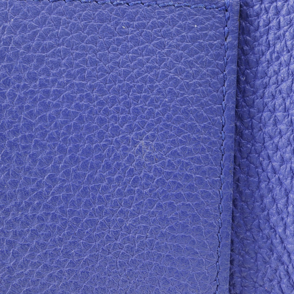 Hermès Dogon, Blue, Leather, wallet