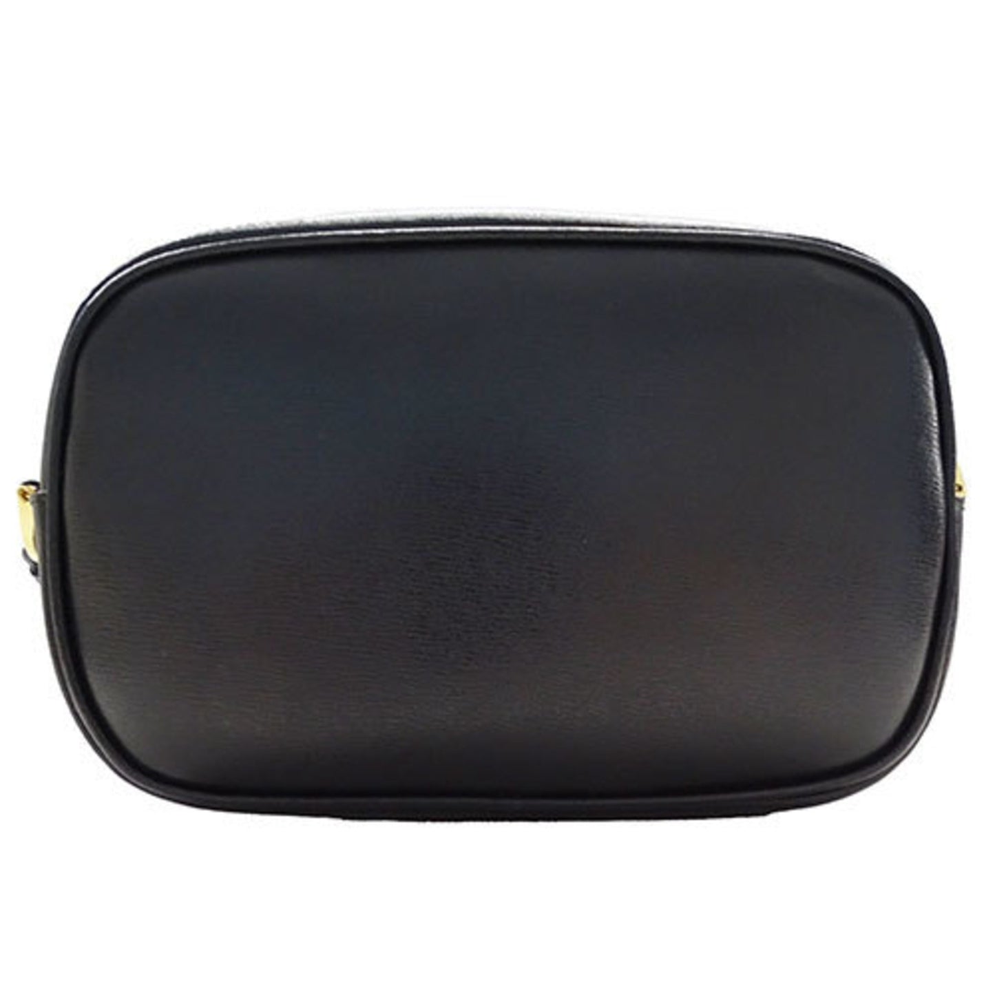 Salvatore Ferragamo Gancini, Black, Leather, shoulder