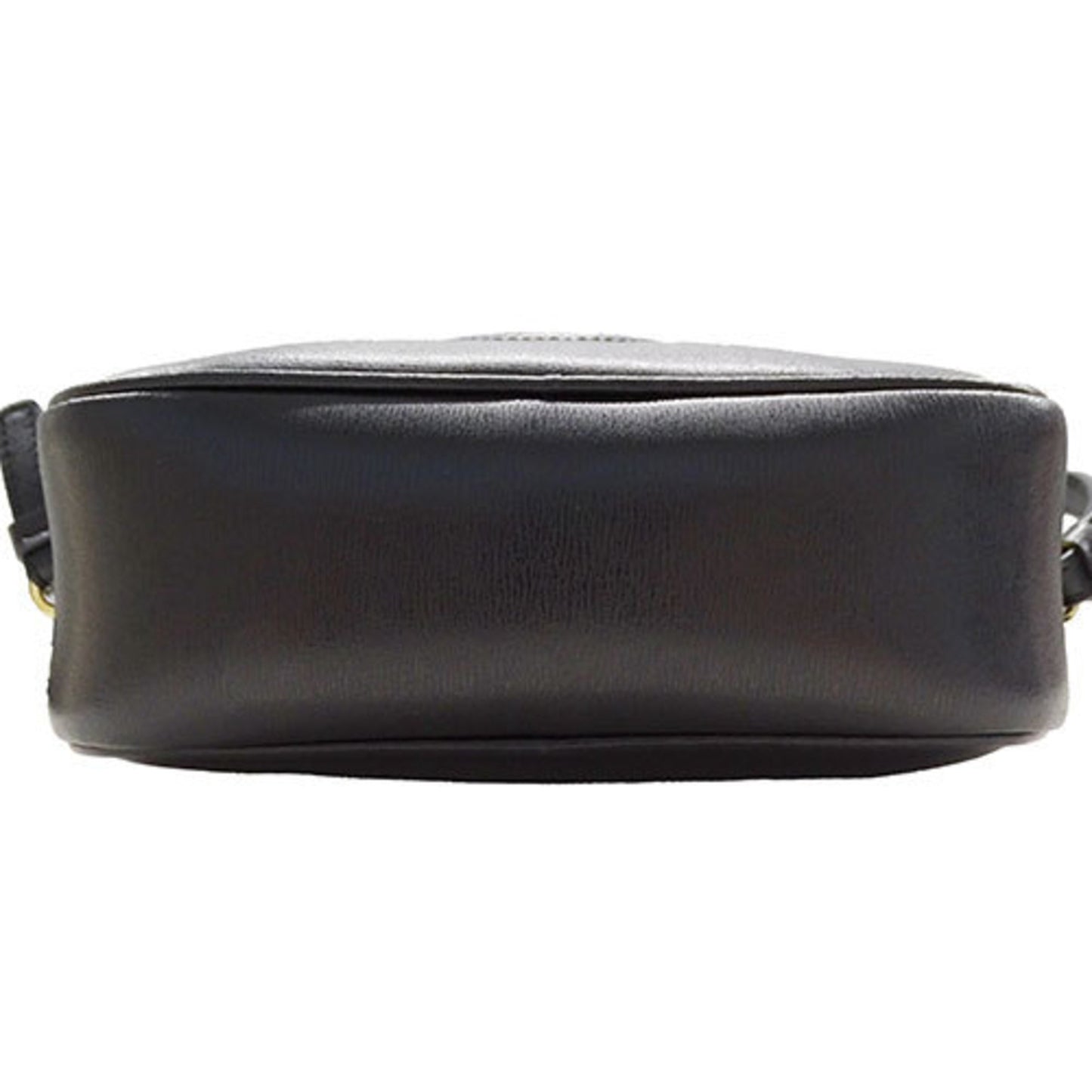 Salvatore Ferragamo Gancini, Black, Leather, shoulder