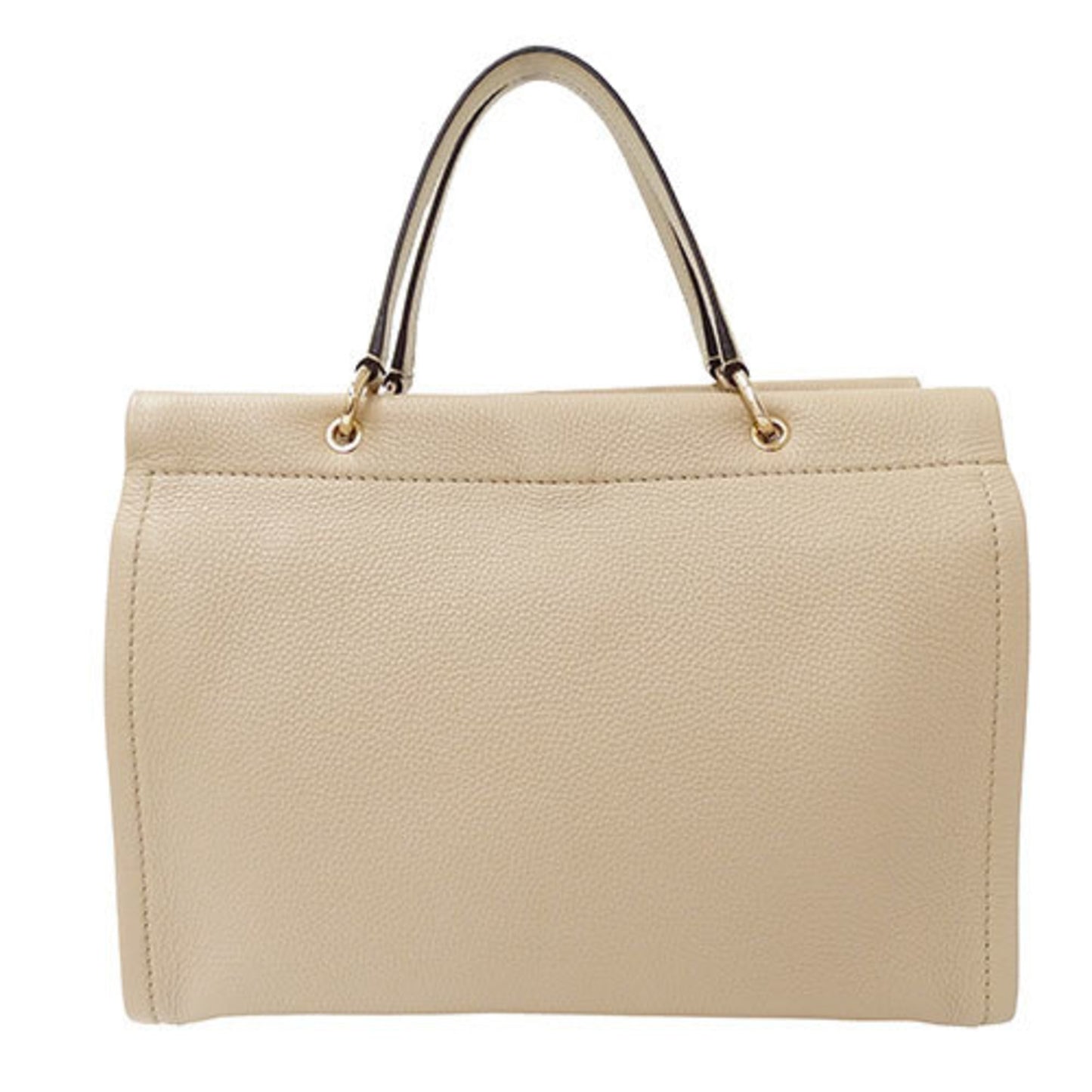 Salvatore Ferragamo Gancini, Beige, Leather, handbag