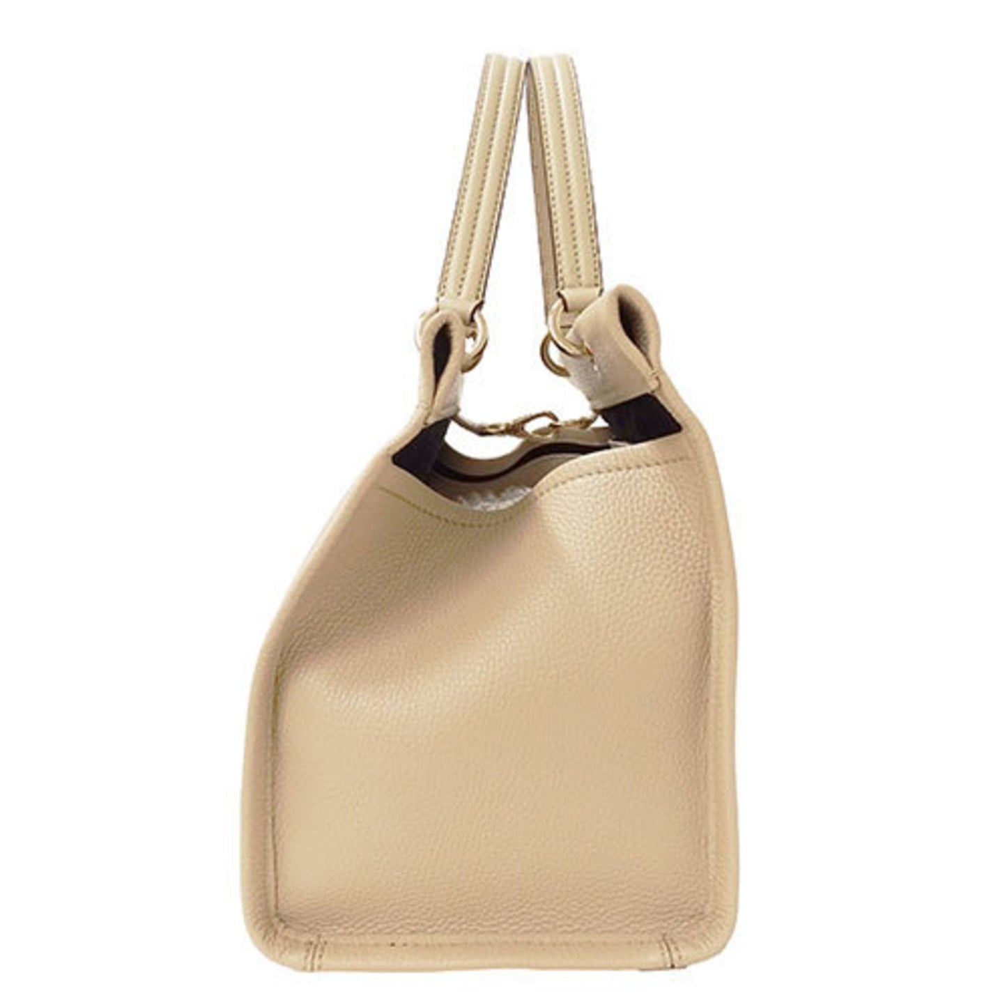 Salvatore Ferragamo Gancini, Beige, Leather, handbag