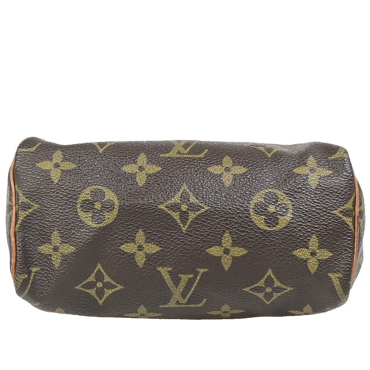 Louis Vuitton Mini speedy, Brown, Canvas, handbag