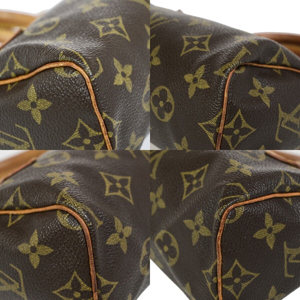 Louis Vuitton Mini speedy, Brown, Canvas, handbag