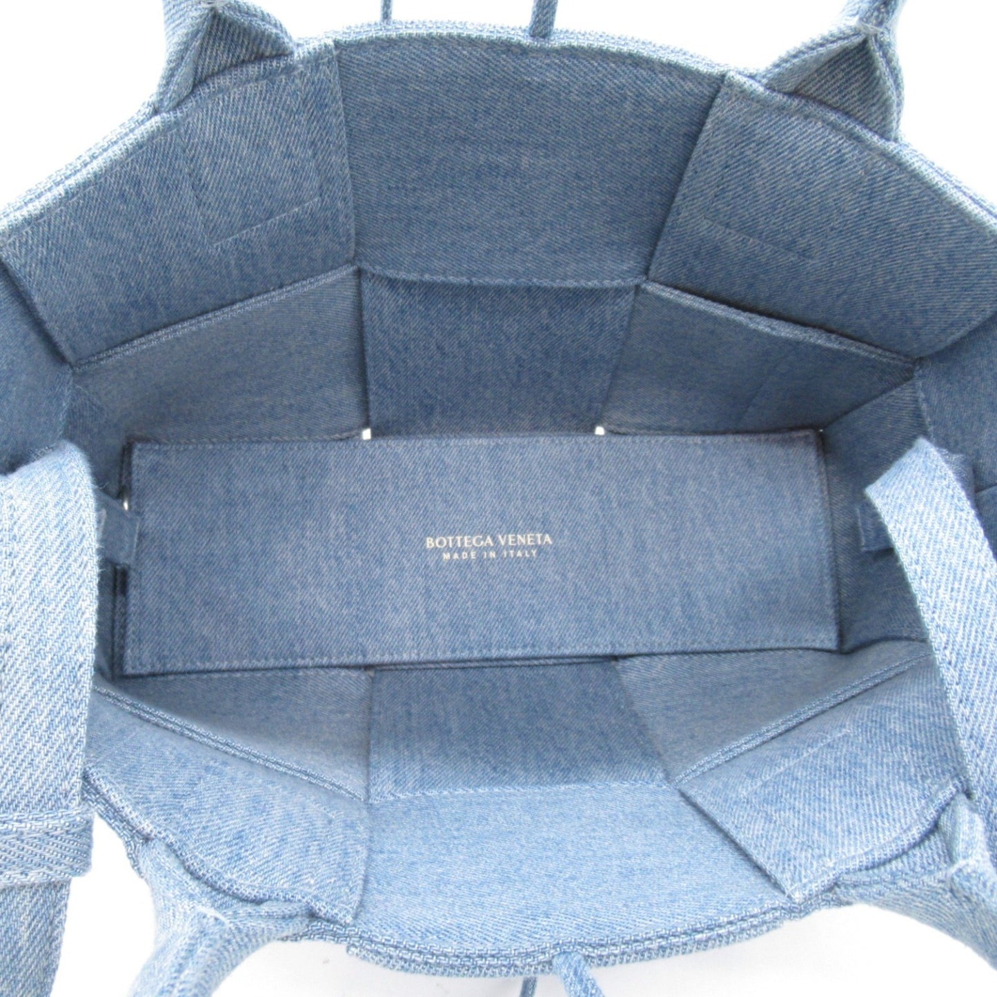 Bottega Veneta Arco, Blue, Denim - Jeans, tote