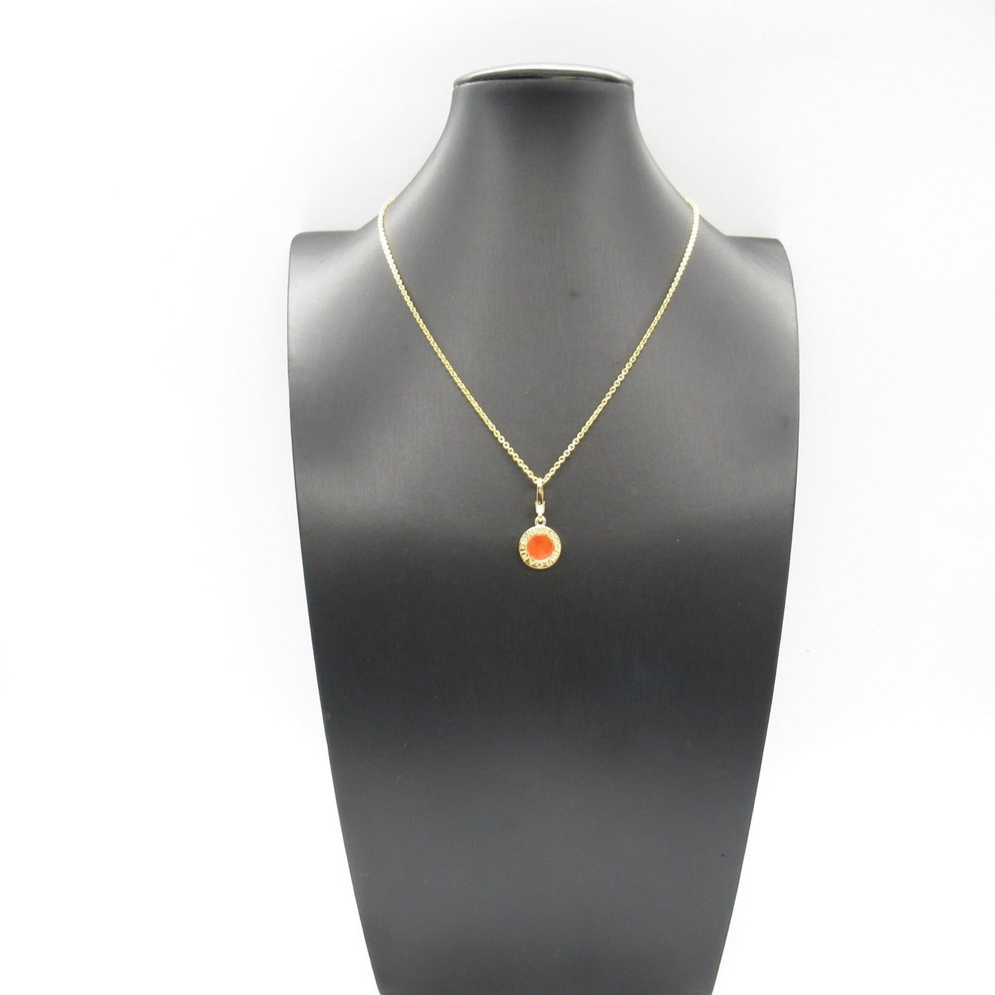 Bulgari Bvlgari bvlgari, Orange, Yellow Gold, necklace